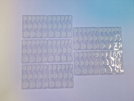150 Klebepads S für Press-On Nails - 10 Bögen - Klebesticker