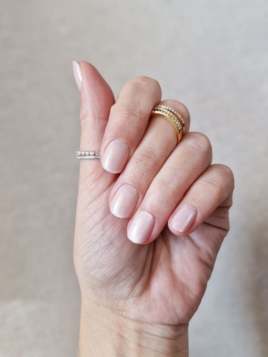 Silk Whisper - Extra Short Squoval - Velvet Press-Ons