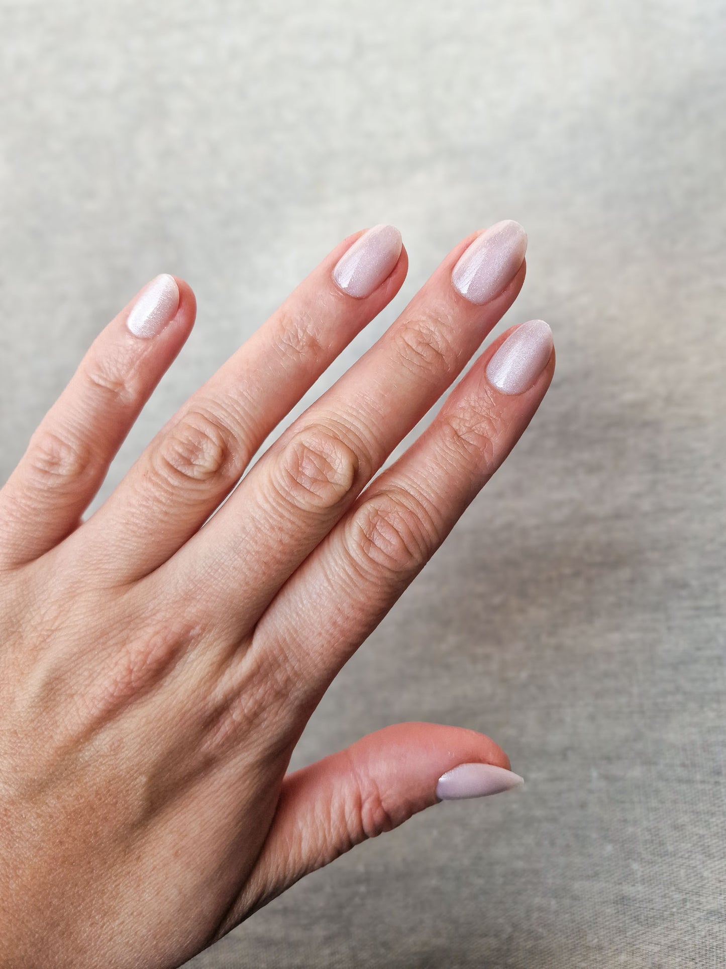 Pearlfection - Short Oval - Velvet Press-Ons