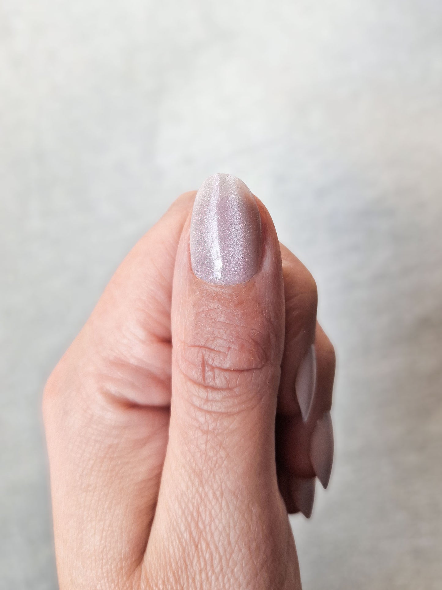 Pearlfection - Short Oval - Velvet Press-Ons
