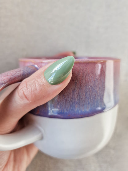 Lowkey Matcha - Short Almond - Chrome Press-Ons