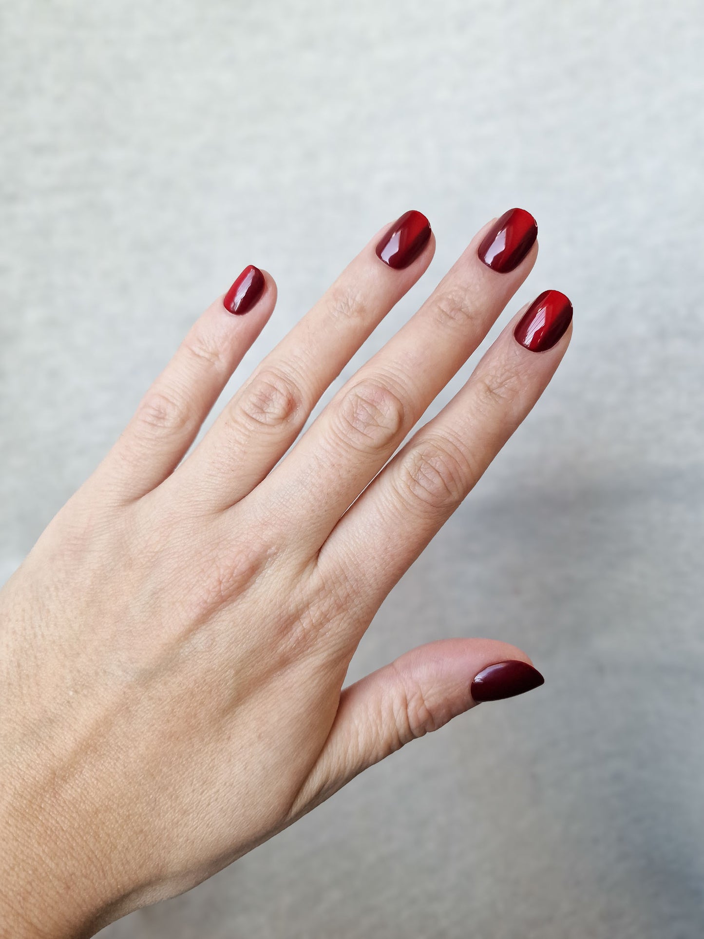 Ruby Rush - Extra Short Squoval - Cat Eye Press-Ons