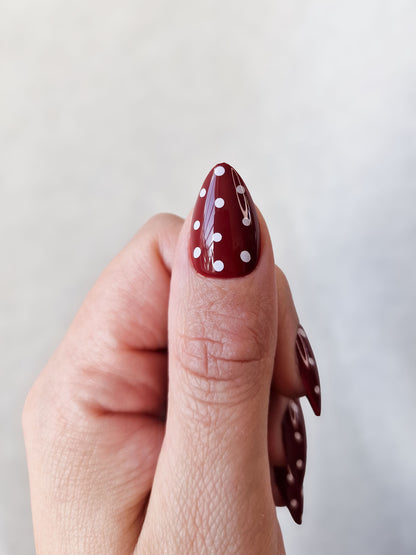 Rebel Dot - Short Almond - Press-Ons