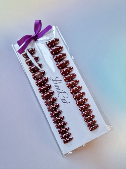 Rebel Dot - Short Almond - Press-Ons