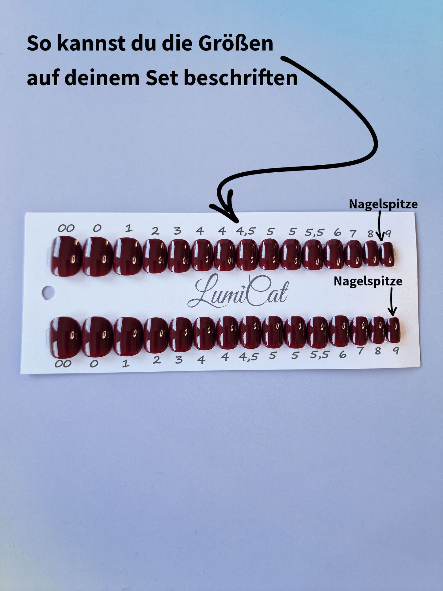 Black Cherry - Extra Short Squoval - Press-Ons
