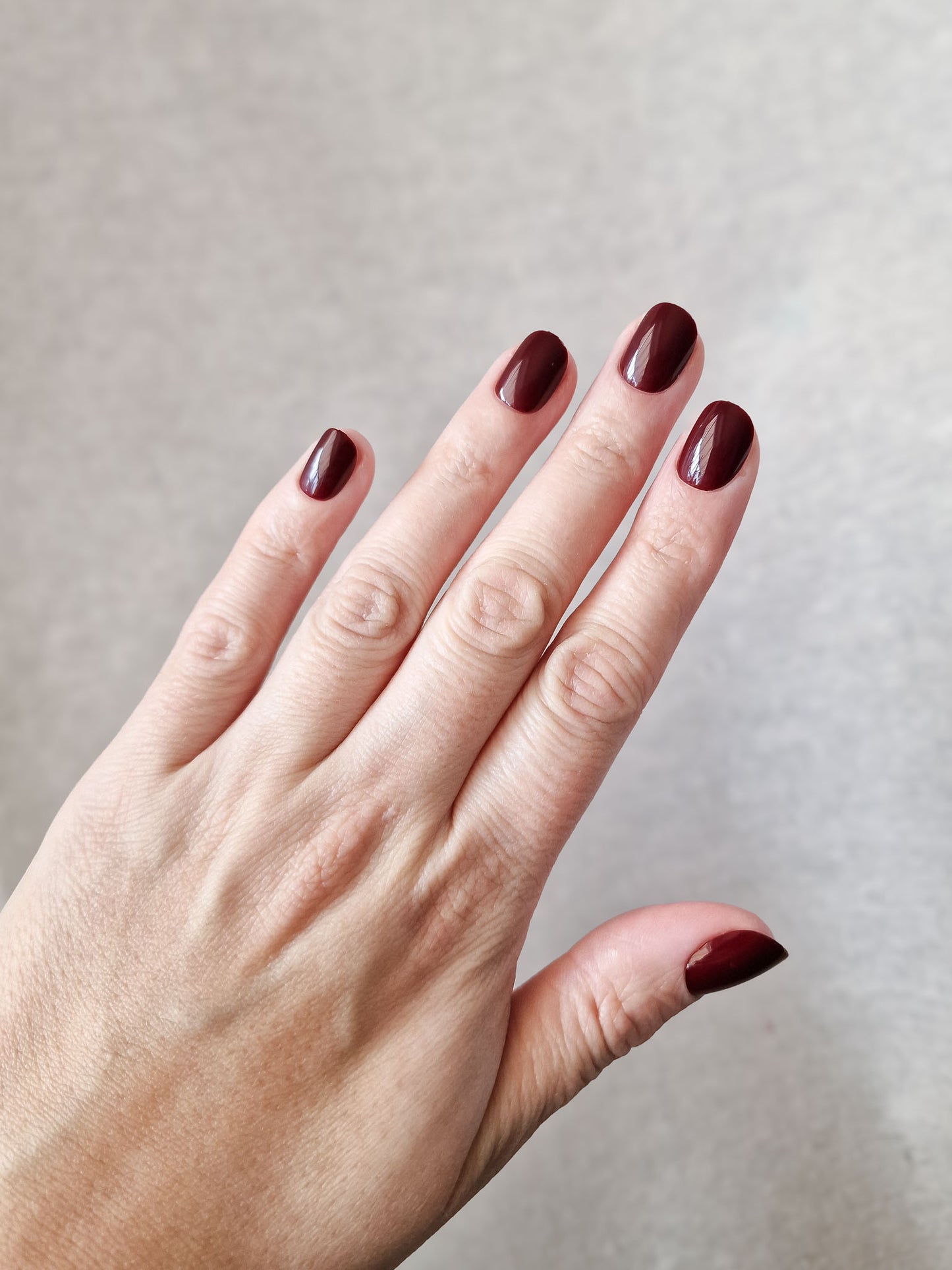 Black Cherry - Extra Short Squoval - Press-Ons