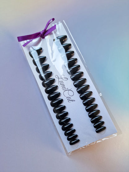 Blackout - Short Almond - Press-Ons