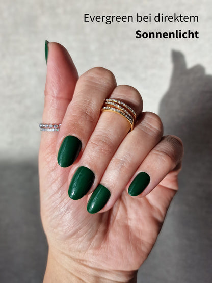 Evergreen - Short Oval - Press-Ons