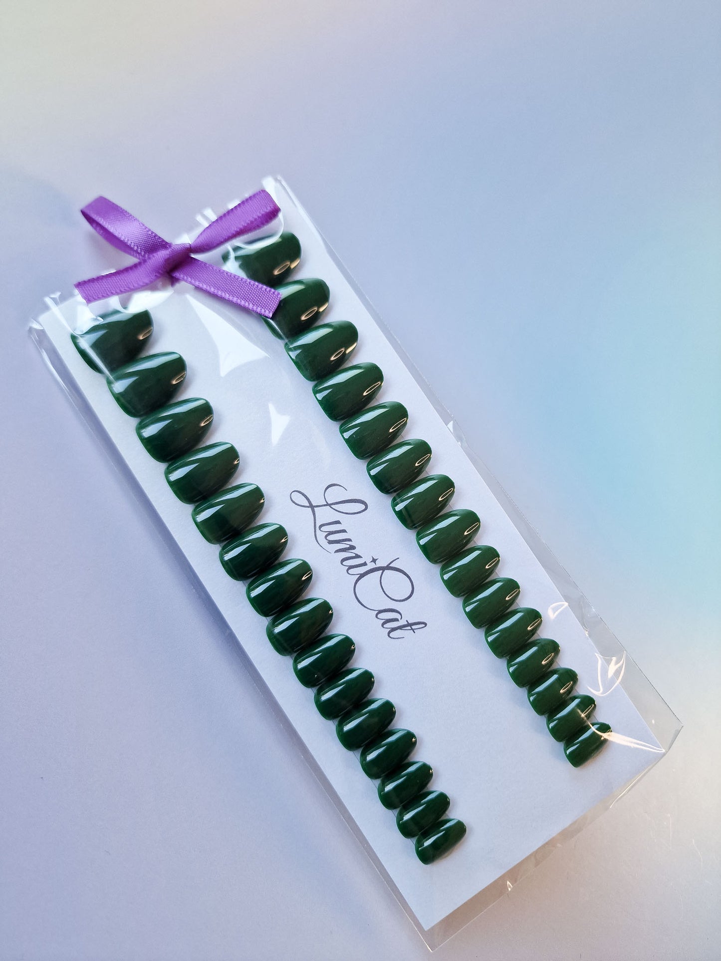 Evergreen - Short Oval - Press-Ons