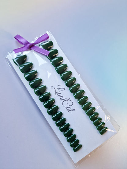 Evergreen - Short Oval - Press-Ons