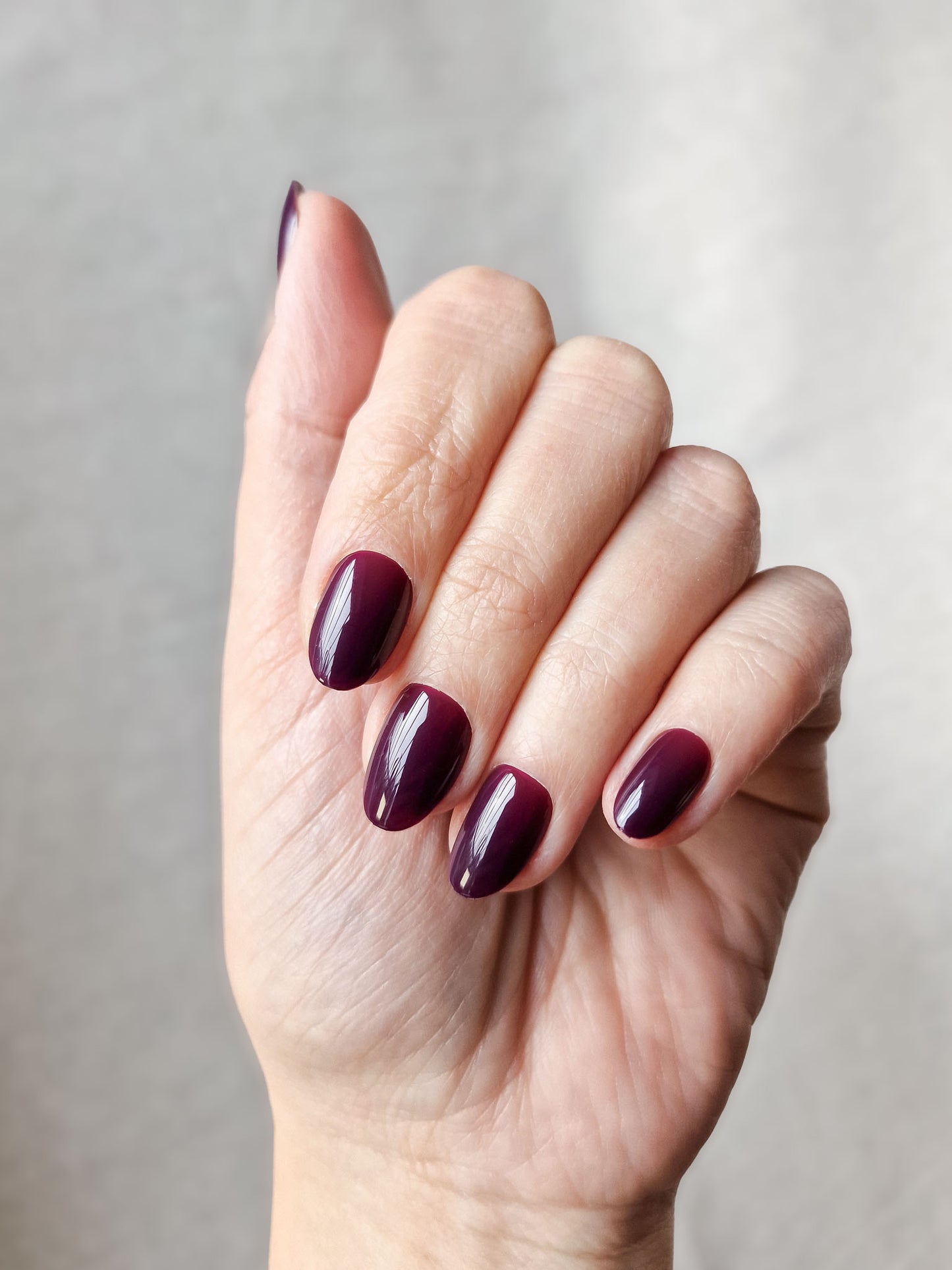 Berry Bold - Short Oval - Press-Ons