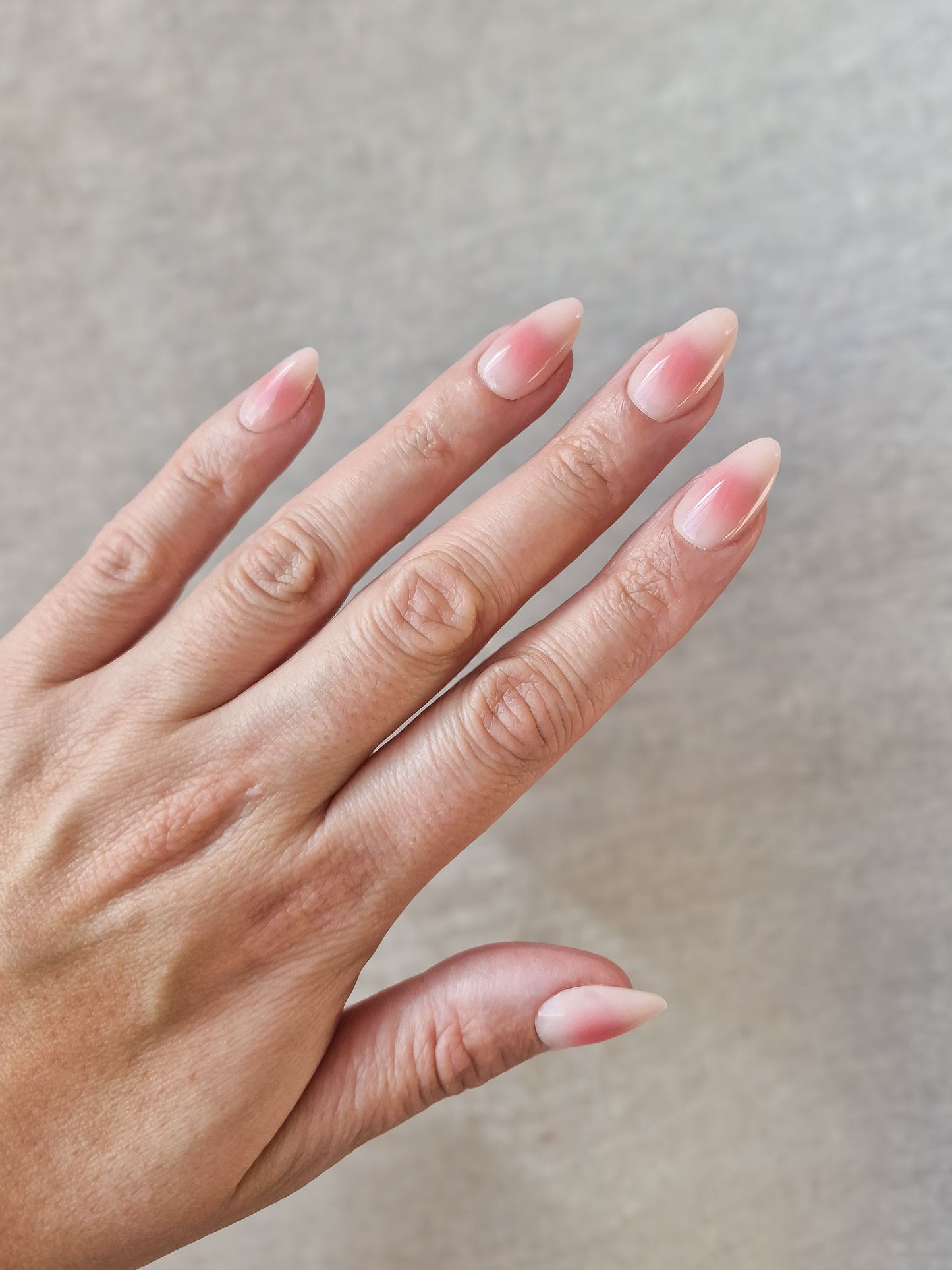 Aura Blush - Short Almond - Press-Ons