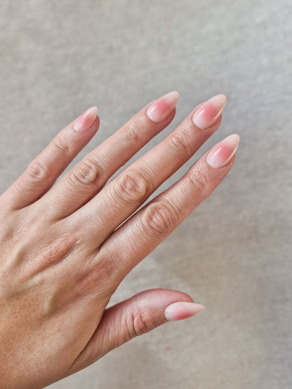 Aura Blush - Short Almond - Press-Ons