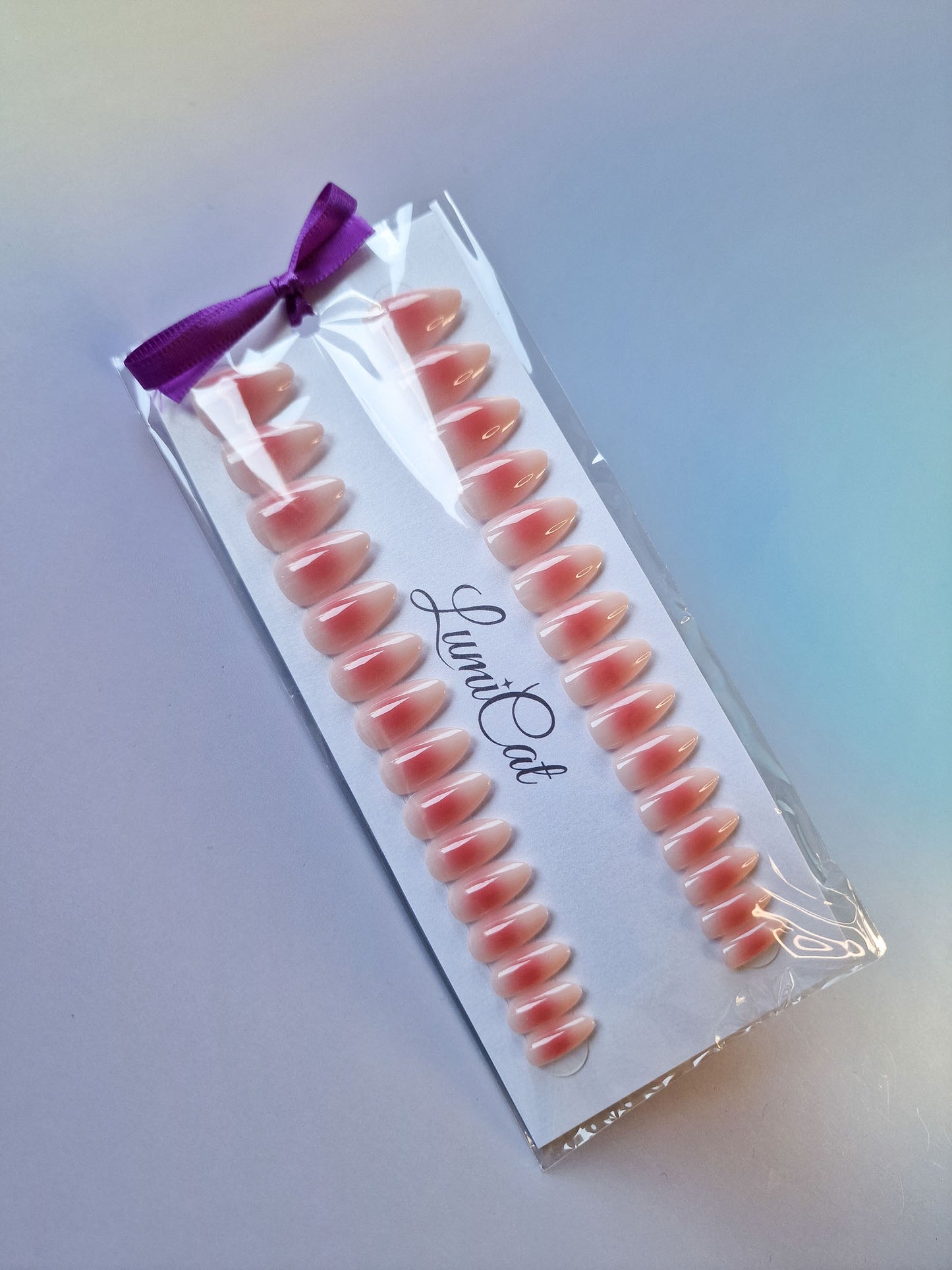 Aura Blush - Short Almond - Press-Ons