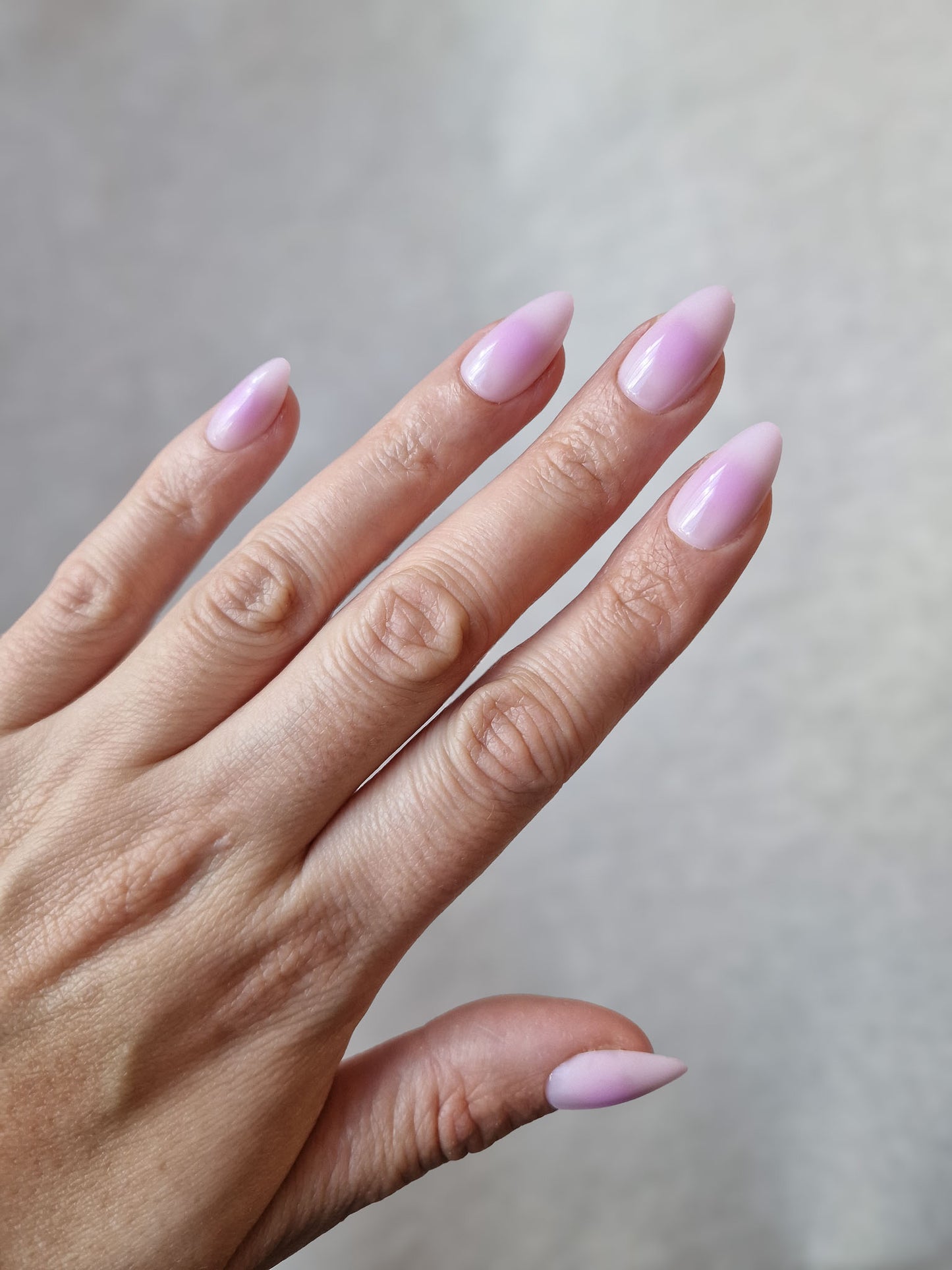Kombi: The Aura Edit - Aura Blush & Aura Lilac - Short Almond - Press-Ons