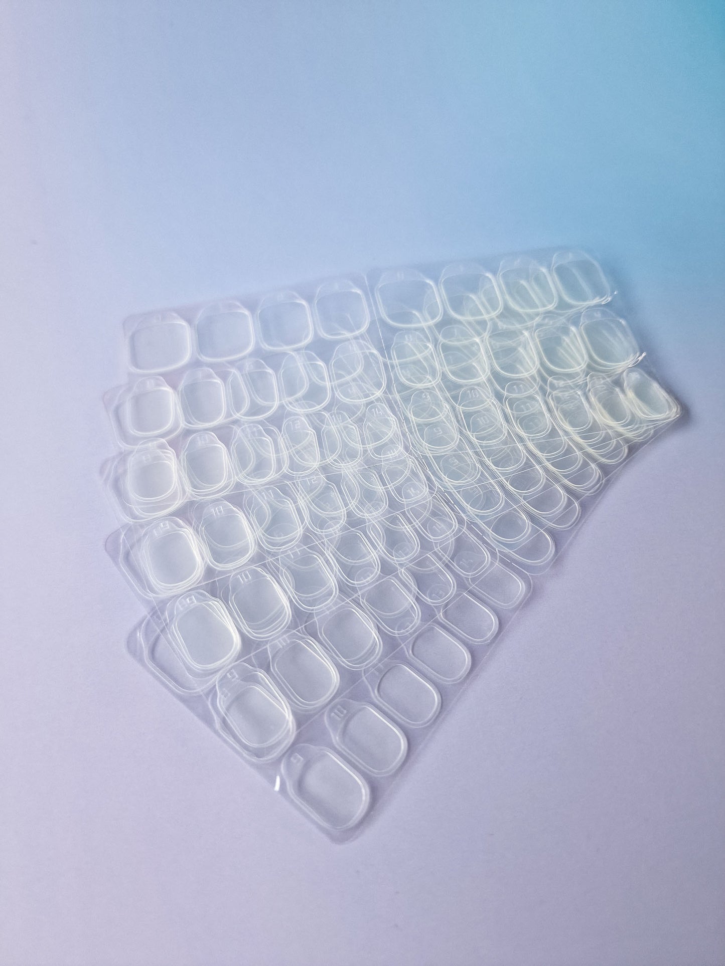 150 Klebepads L für Press-On Nails - 10 Bögen - Klebesticker