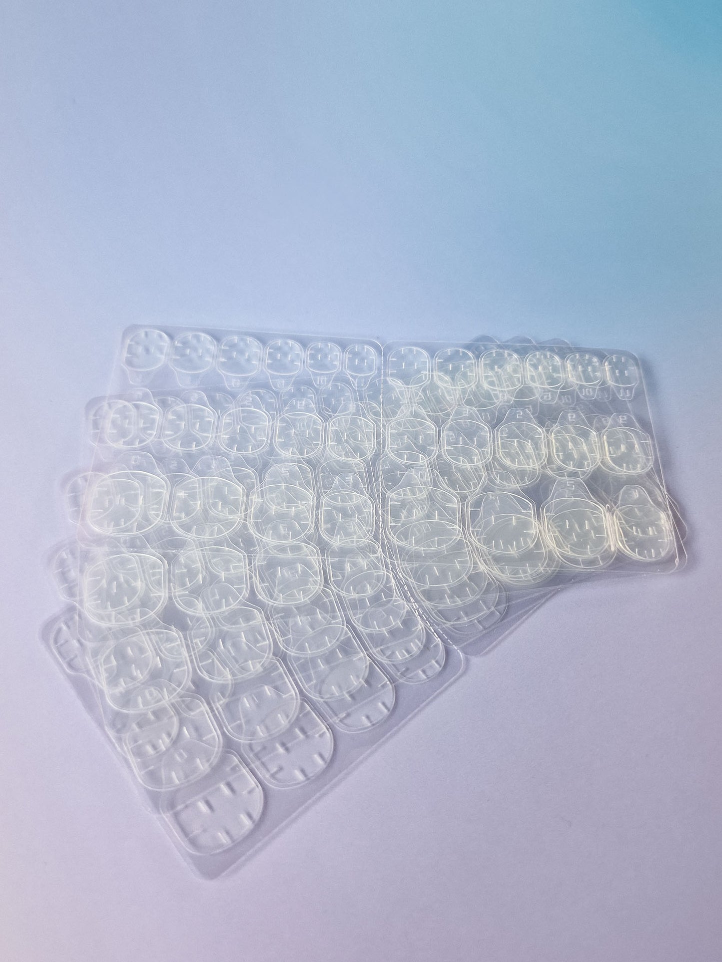 150 Klebepads S für Press-On Nails - 10 Bögen - Klebesticker