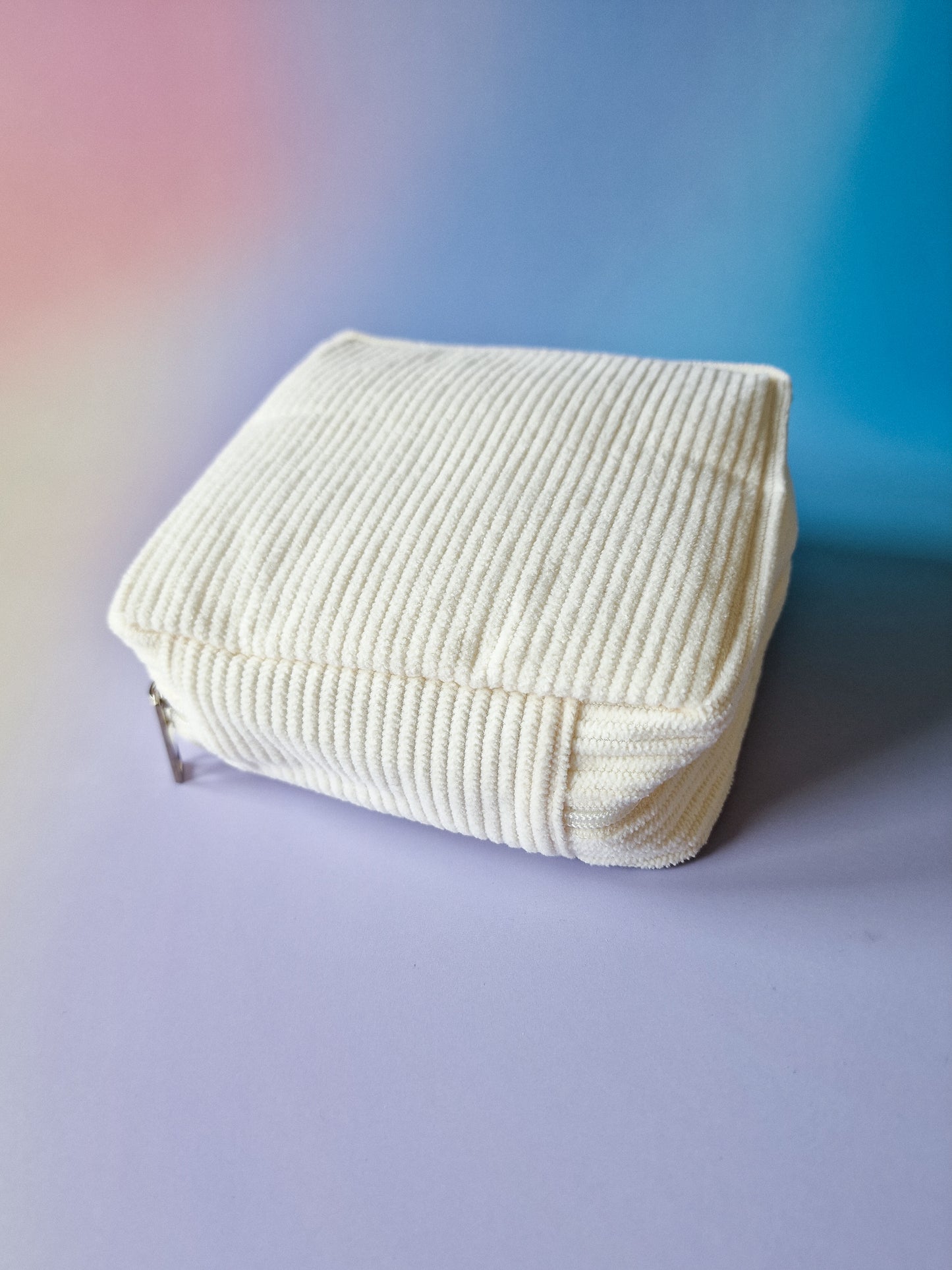 Cord Mini Bag - Maniküre- & Kosmetiktasche - creme