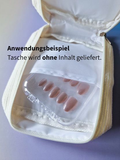 Cord Mini Bag - Maniküre- & Kosmetiktasche - creme