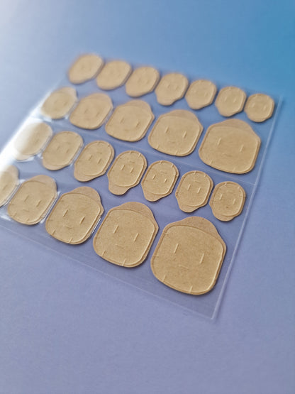 Klebepads Easy-Peel Rückseite