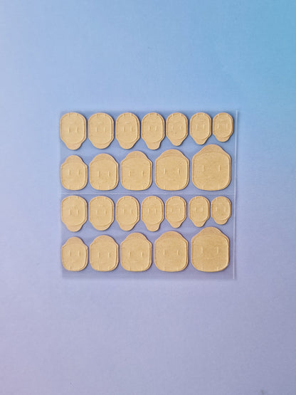 Klebepads Easy-Peel Rückseite