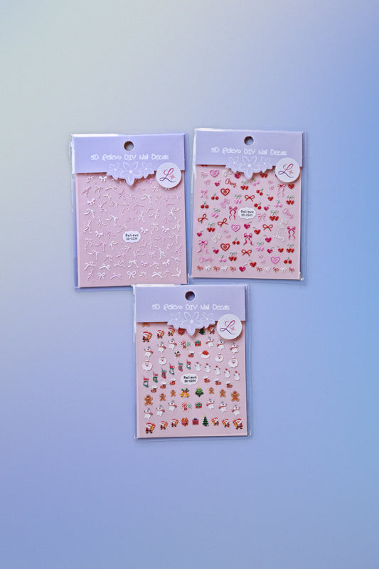 5D Nail Stickers with a Relief Effect – Make Your Press-Ons Prettier
