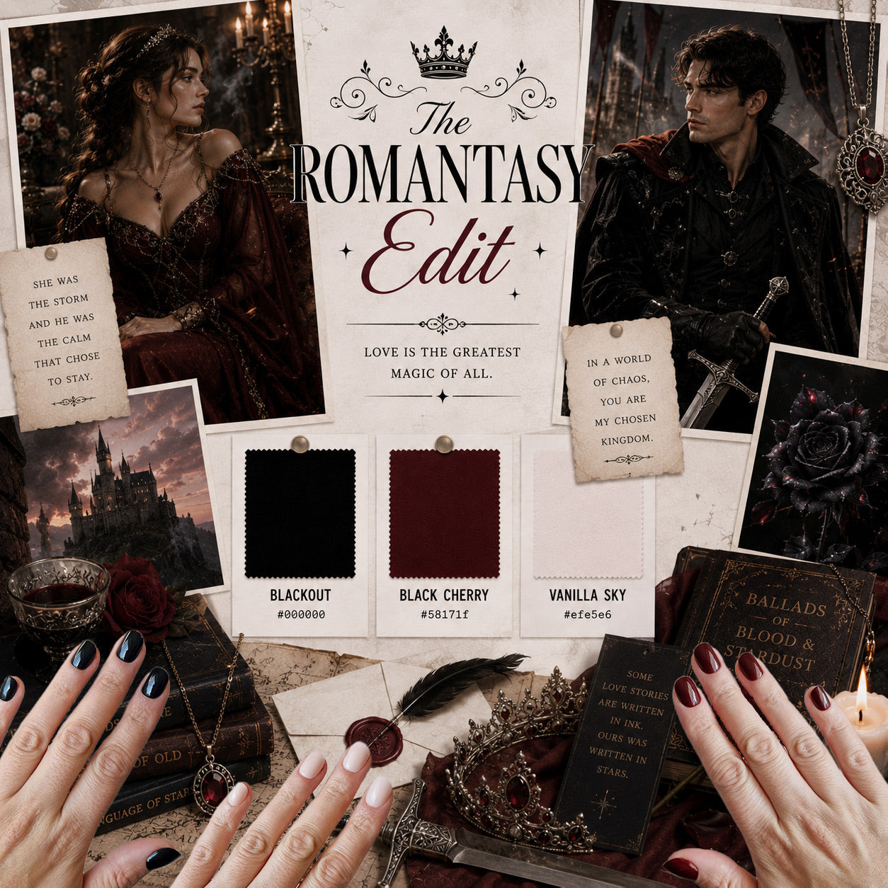 Moodboard The Romantasy Edit