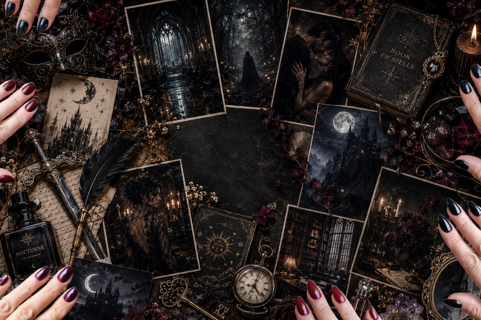 Moodboard Vibe: Dark, Mysterious & Enchanted