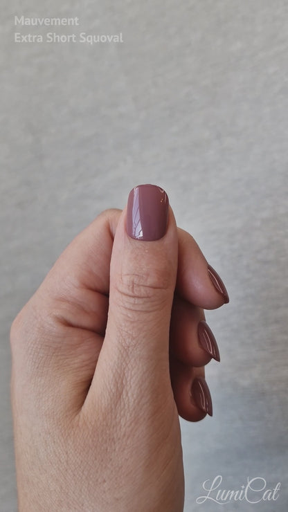 Mauvement - Extra Short Squoval - Press-Ons